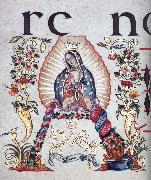 unknow artist, Devotion to the virgin of Guadalupe